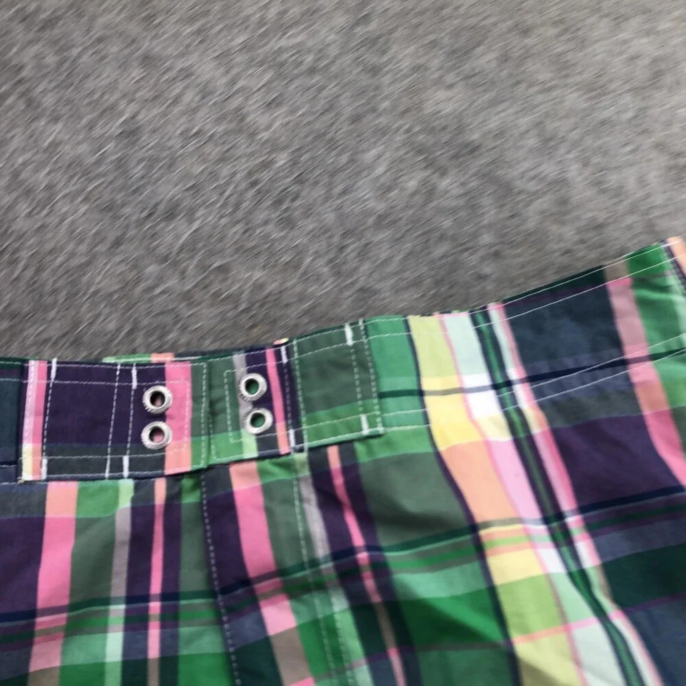 Southern Tide Swim Shorts Mens Large Multicolor Plaid Mesh Lined Drawstring